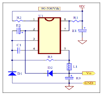 220v轉(zhuǎn)12v-220v轉(zhuǎn)5v電路圖-高耐壓IC，電源模塊